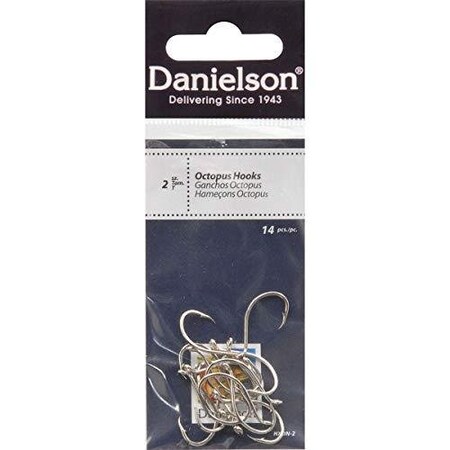 Bear Paw O'Shaughnessy Nickel Nylawire Snelled Hook, Sz 10, 5PK NWOS-1/0